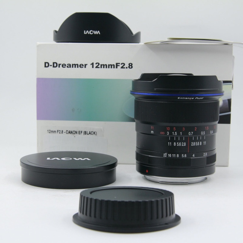 * OPEN BOX GOOD * Laowa 12mm f/2.8 Zero-D Lens for Canon EF (Black)