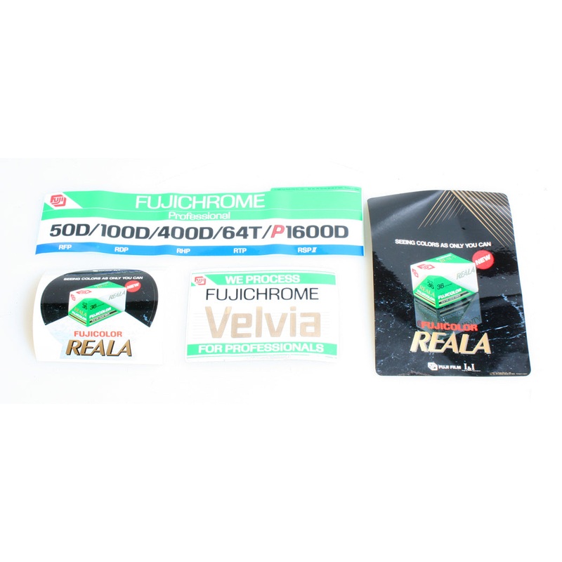 FUJI FILM STICKERS SET OF 4