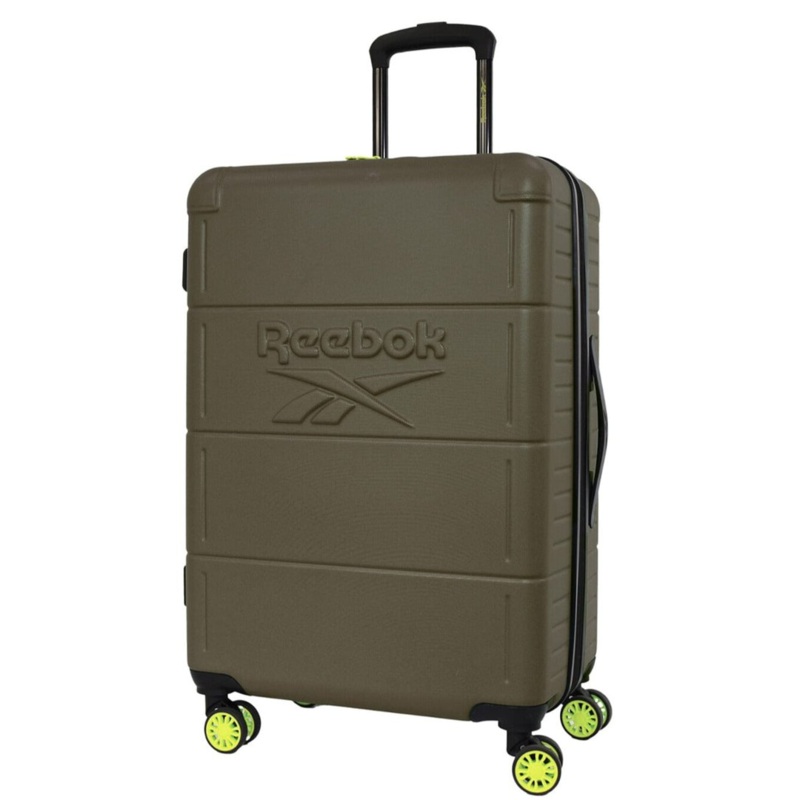 Reebok Wanderer Large 125L Hard Shell Case Travel Luggage (Khaki) Orquestra