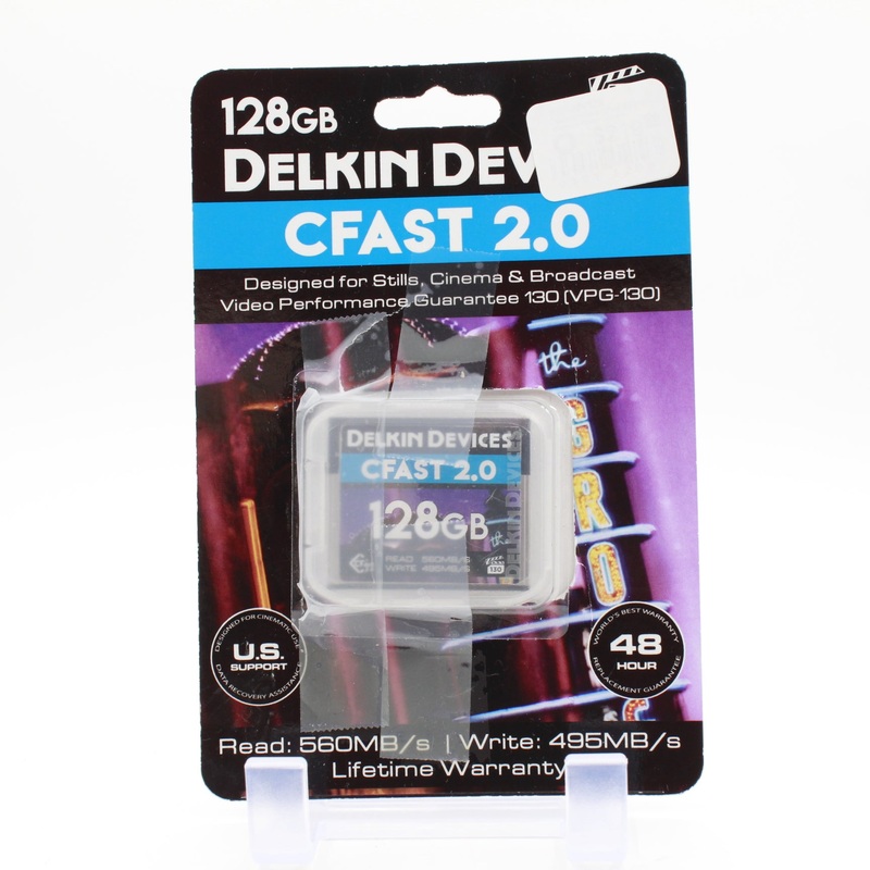* OPEN BOX EXCELLENT * Delkin Devices CFast 2.0 Premium Memory Card – 128GB