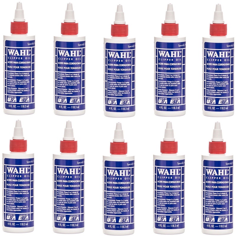 10 Packs Wahl Clipper Oil 4 oz #3310