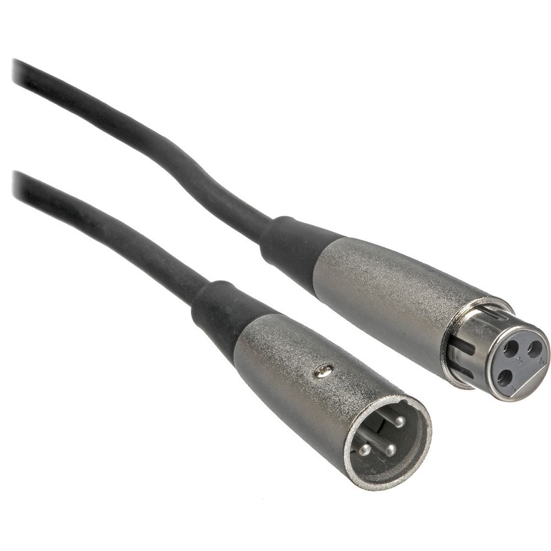 Hosa Technology 3-Pin XLR Male to 3-Pin XLR Female Balanced Microphone Cable | 5′
