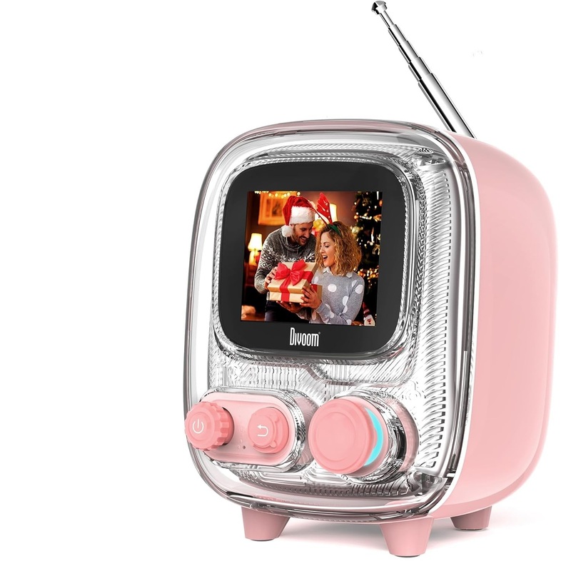 Divoom Tiivoo-2 Photo Album & Lyrics Speaker (Pink) Gravitech