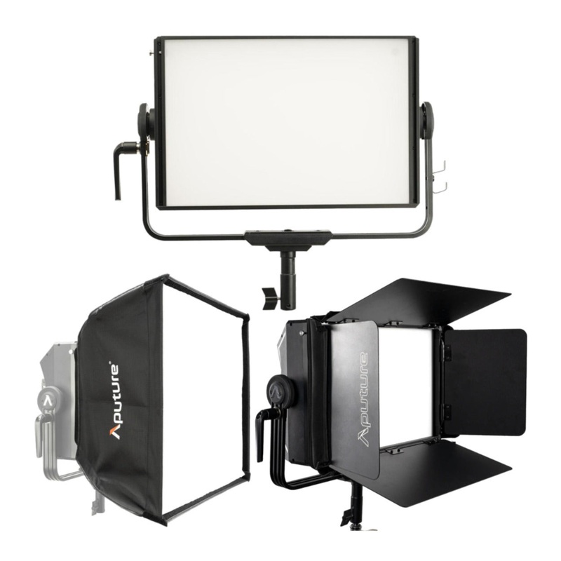 Aputure Nova P300c 300W RGBWW LED Soft Light Panel with Barndoors and Softbox