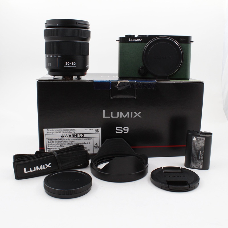 * OPEN BOX EXCELLENT * Panasonic Lumix S9 Mirrorless Camera with S 20-60mm f/3.5-5.6 Lens (Dark Olive)