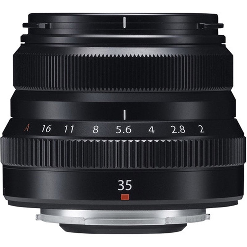 Fujifilm Fujinon XF35mm F2 R WR Lens (black) + Bonus