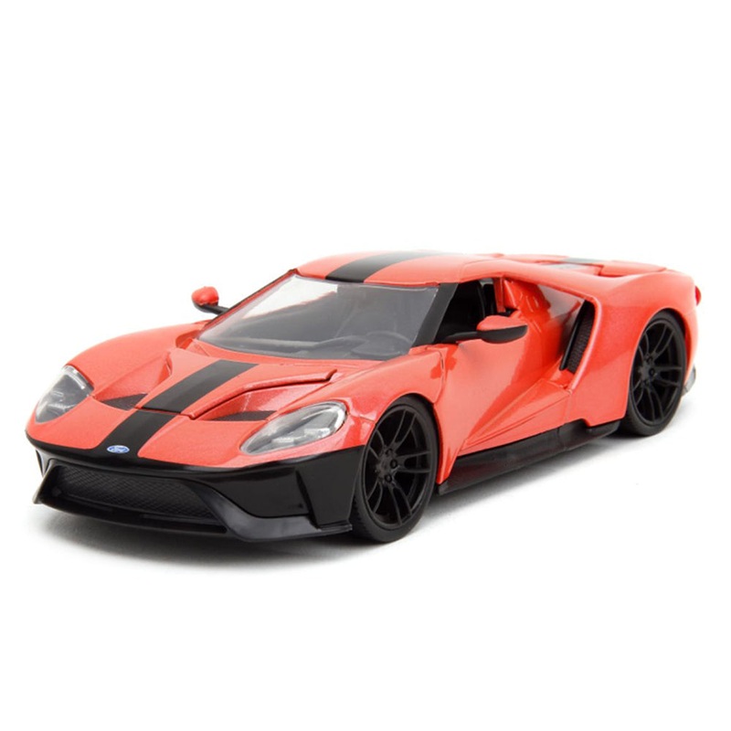 Jada 1:24 Scale Pink Slips 2017 Ford GT Diecast Vehicle Model Above Toys