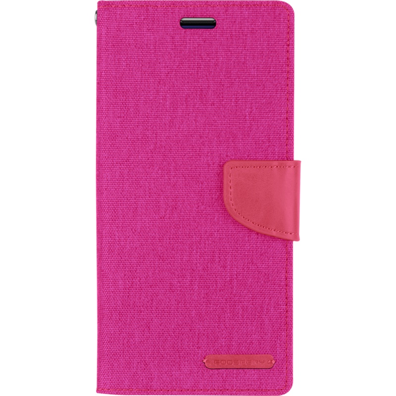 Goospery Canvas Diary For iPhone 12/12 Pro – Pink Phonnic
