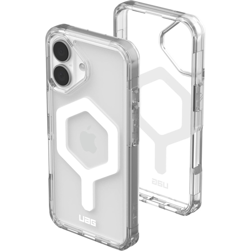 UAG Plyo Magsafe Compatible Phone Case for iPhone 16 (Ice/White) Gravitech