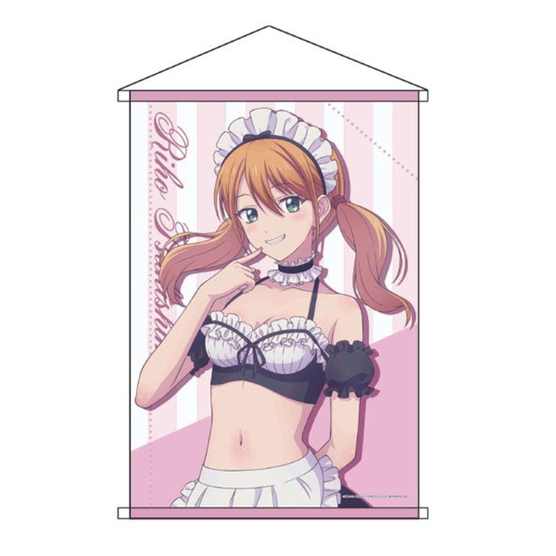 Megami no Cafe Terrace B2 Wall Scroll Riho Tsukishima Swimsuit Maid ver