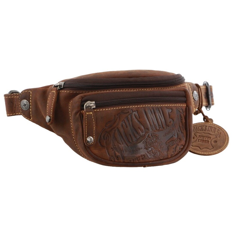 Jack’s Inn Mudslide Brown Crazy Horse Leather Bumbag (Cognac) Boutique Retailer