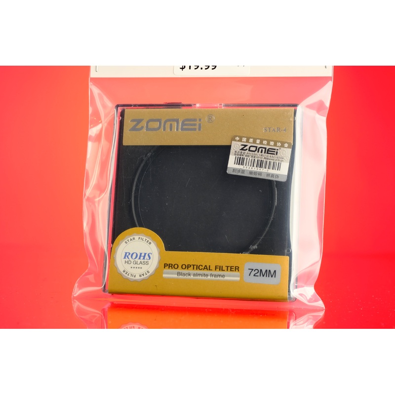 Zomei Star – 4 Point Star Filter Multicoated – 72mm