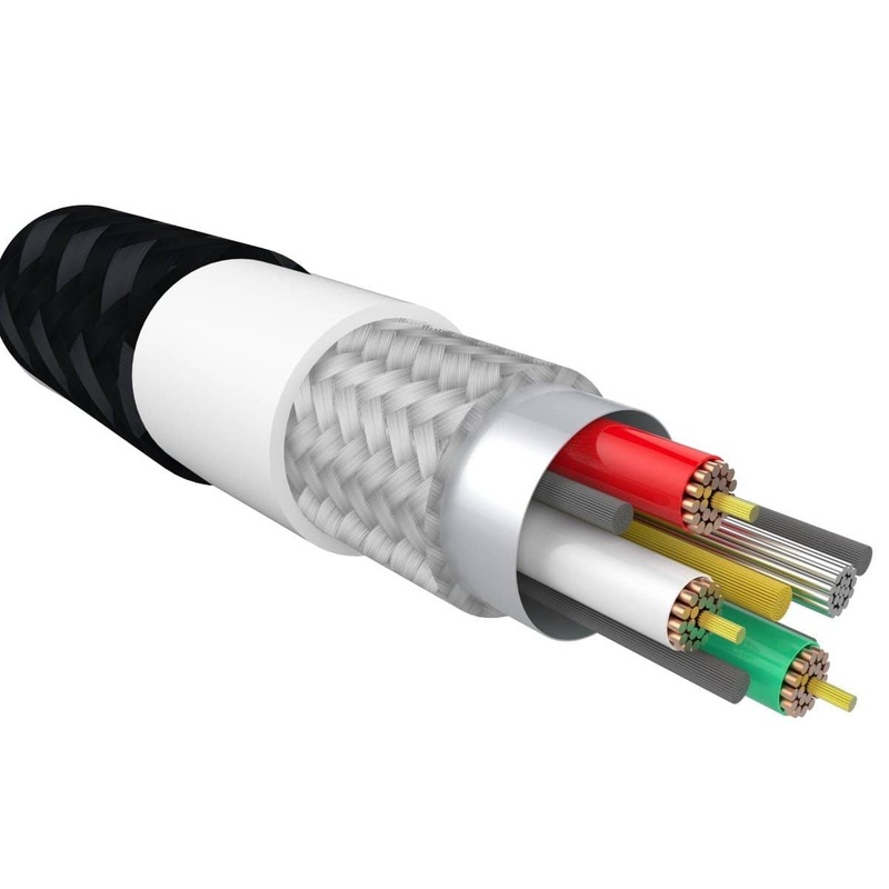 Bonelk USB to Lightning Cable Longlife Series 2 m (White/Grey)