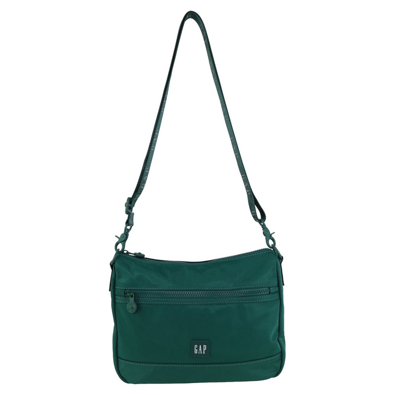GAP Women’s Nylon Secure RFID Protected Shoulder Crossbody Bag 30x23cm Green Orquestra