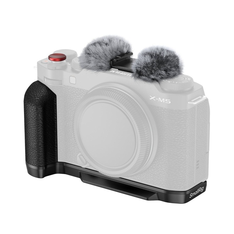 SmallRig L-Shape Mount Plate with Silicone Handle for FUJIFILM X-M5 (Black) 4876 PhotoGear