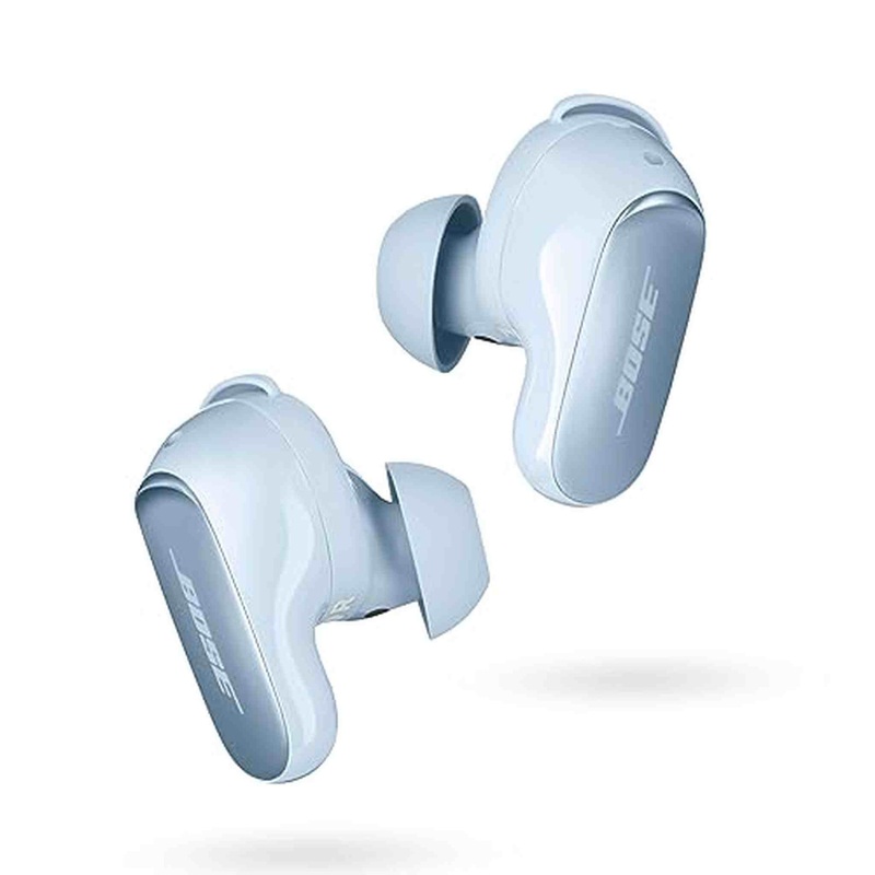 Bose QuietComfort Ultra Wireless Noise Cancelling Earbuds, Bluetooth Noise Cancelling Earbuds with Spatial Audio and World-Class Noise Cancellation, Moonstone Blue – Limited Edition