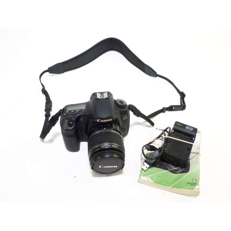 Canon 60D Body with 18-55mm Lens Shutter Count – 36,600