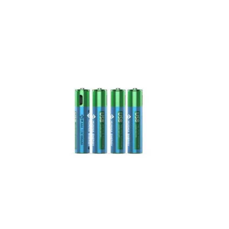 HUAHUI AAA USB Rechargeable Lithium Battery – 4 Pack