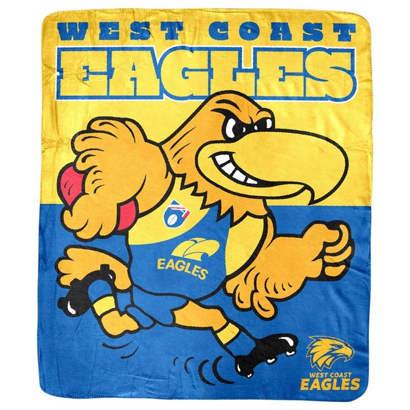 AFL – West Coast Eagles – Coral Fleece Rug