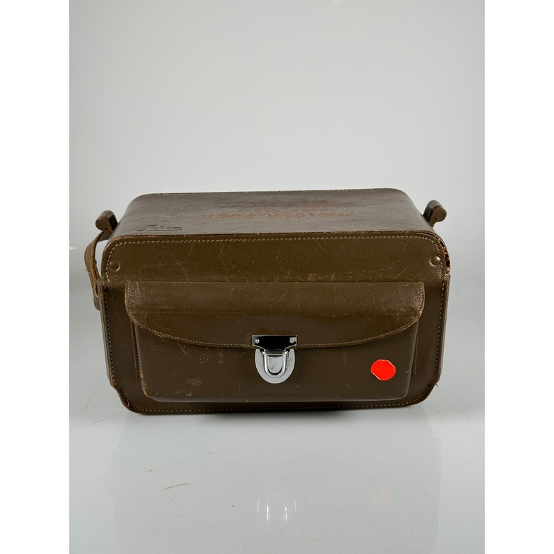 Leica Leitz Brown Leather M Universal System Case w/ Lens Mounts