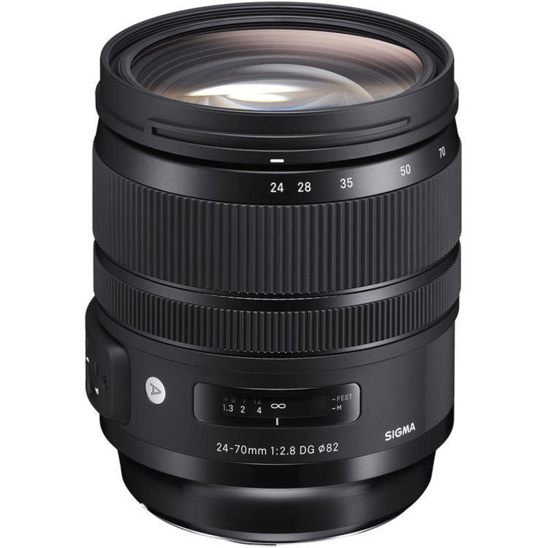 Sigma Art 24-70mm f/2.8 DG IS HSM Lens for Canon 1 Day