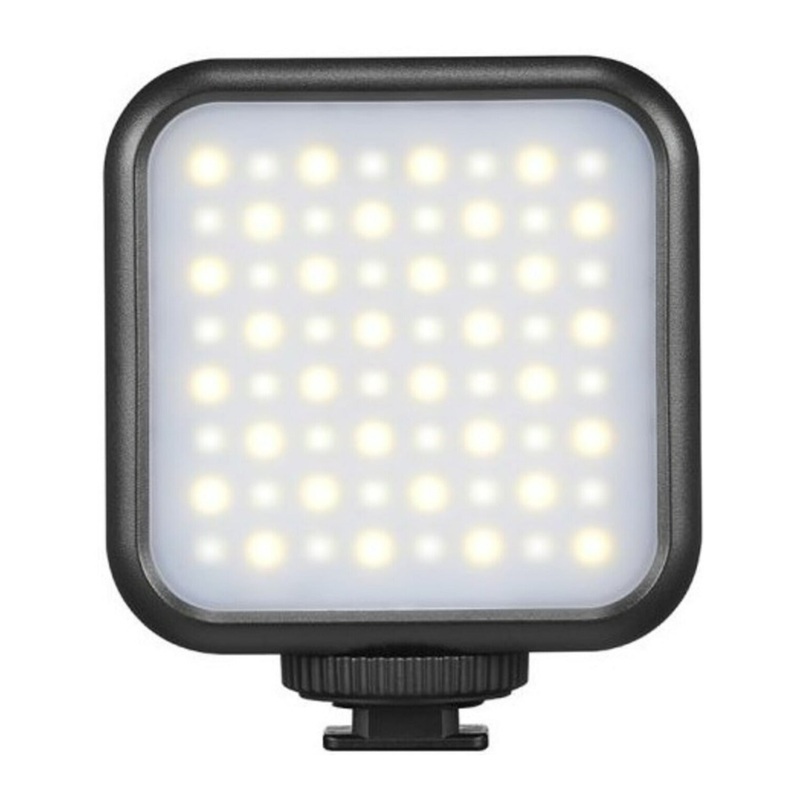 Godox LED6Bi Litemons Bi-Color Type-C Port LED Light with 3 Cold Shoe Mounts (Black)