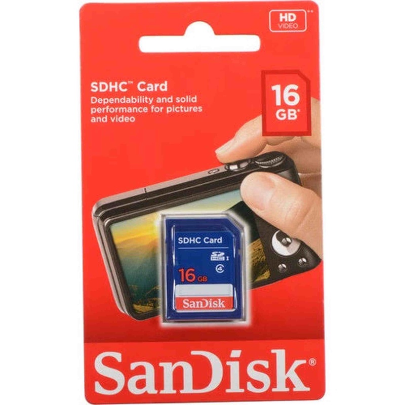 SanDisk 16GB Class 4 Secure Digital High Capacity (SDHC) –