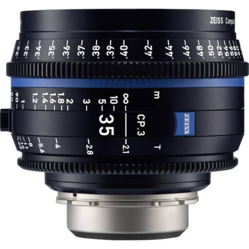 Zeiss CP.3 35mm/T2.1 Feet Compact Prime Cine Lens – Canon EF Mount