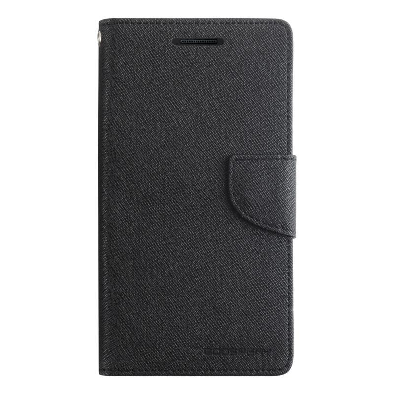 Goospery Fancy Diary iPhone 12 Pro Max – Black/Black Phonnic