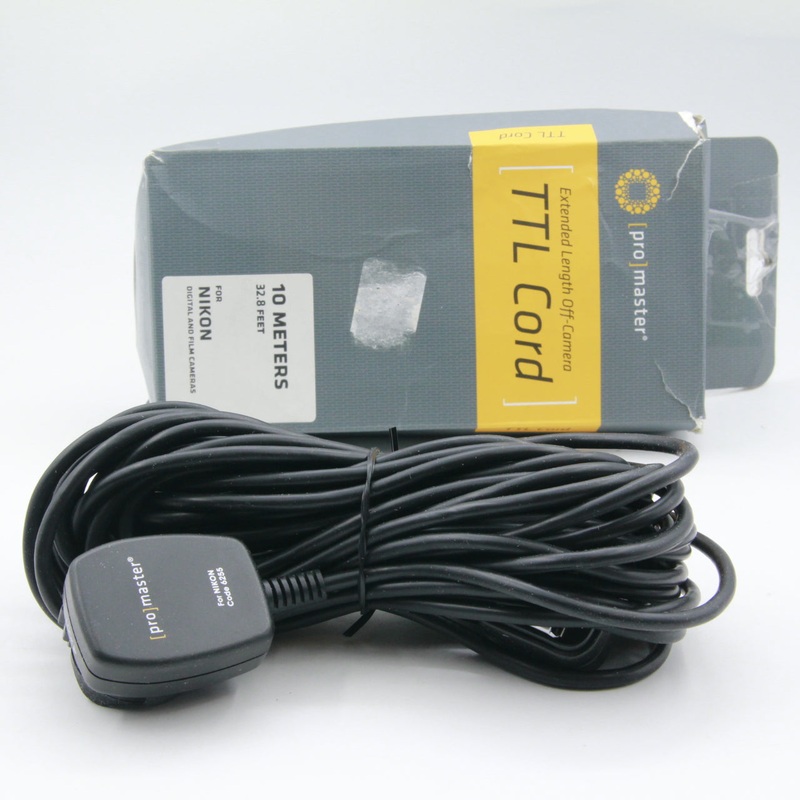 * OPEN BOX FAIR * ProMaster TTL Flash Cord for Nikon – 32′