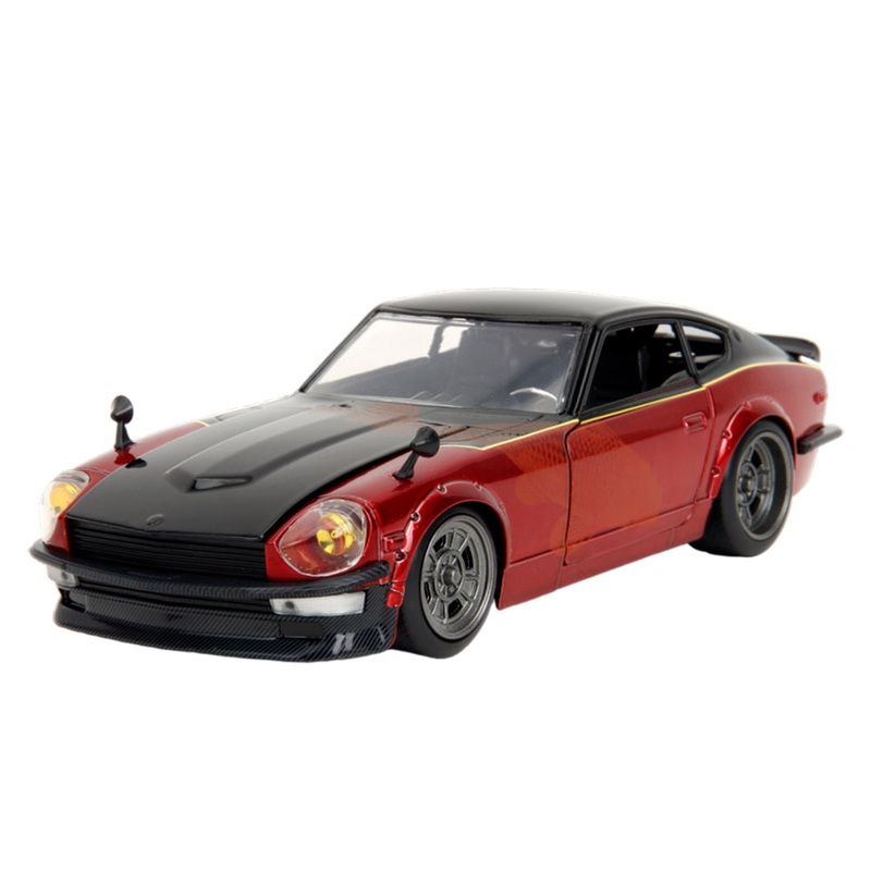 Jada 1:24 Scale Fast & Furious X 1972 Datsun 240Z Gloss Red Black Model Car Above Toys