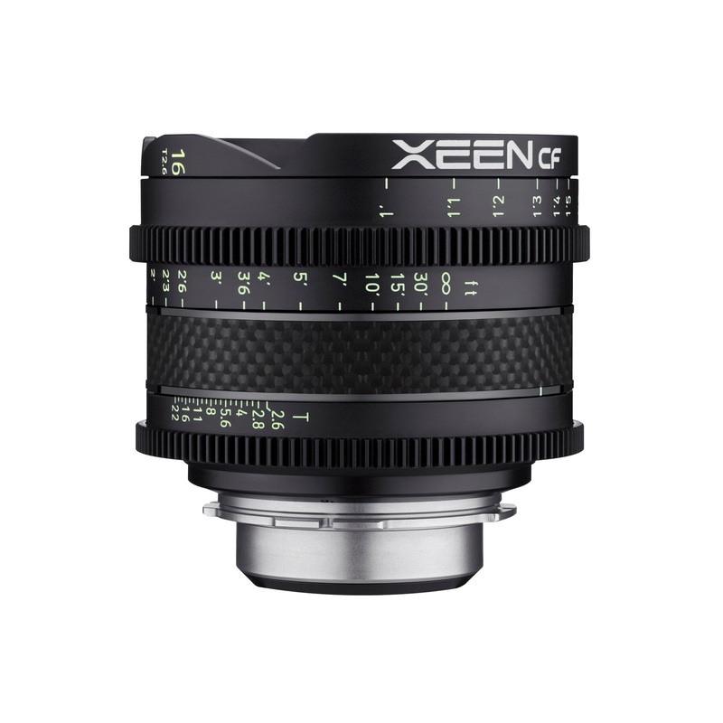 16mm T2.6 Ultra Wide Angle XEEN CF Pro Cinema Lens Canon EF
