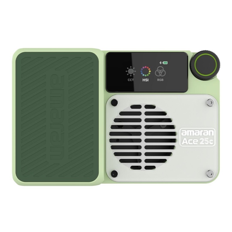 amaran Ace 25c RGBWW Full Color Compact LED Light with Ace Lock Quick-Release Mount (Green)