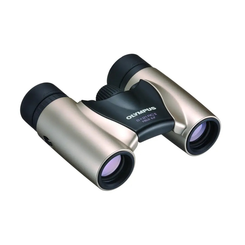 OM System / Olympus 8×21 RC II Compact Binoculars – Gold