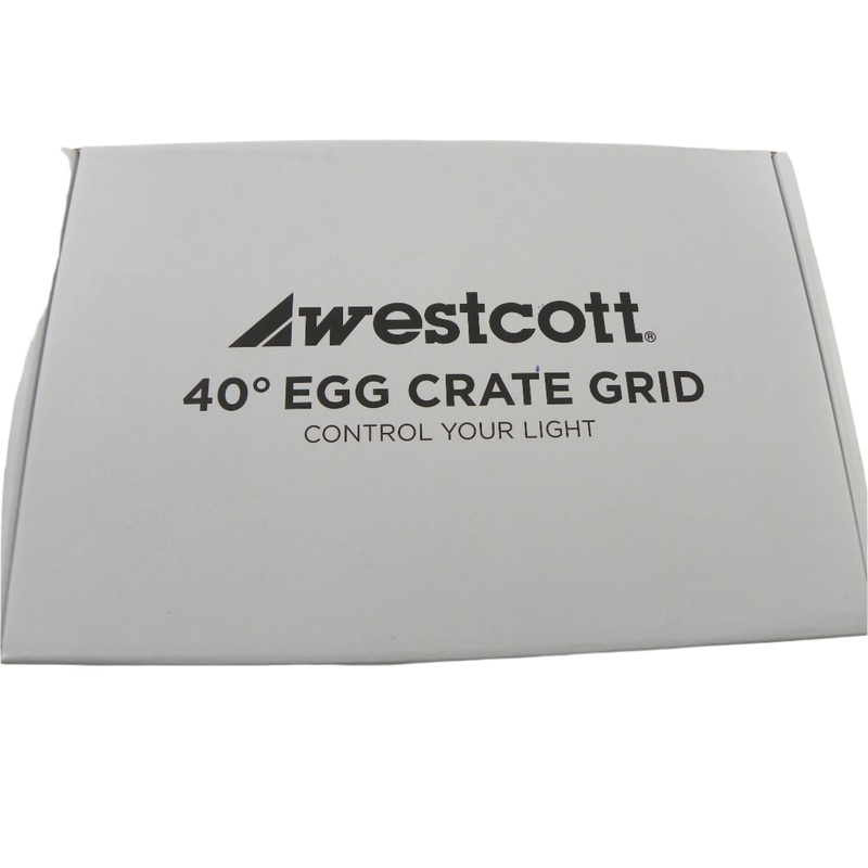Westcott Egg Crate 40* For Rapid Box Strip 10×24 w/Switch 1×2