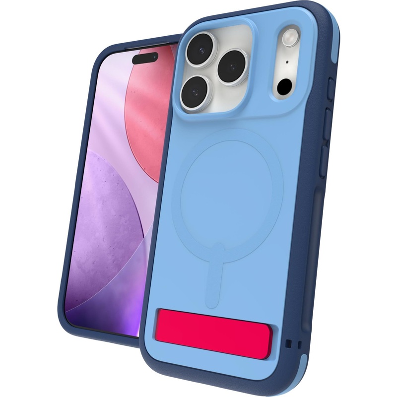 ZAGG Sedona Snap Kickstand + Camera Control Button Case for iPhone 17 Pro (Royal Ember)