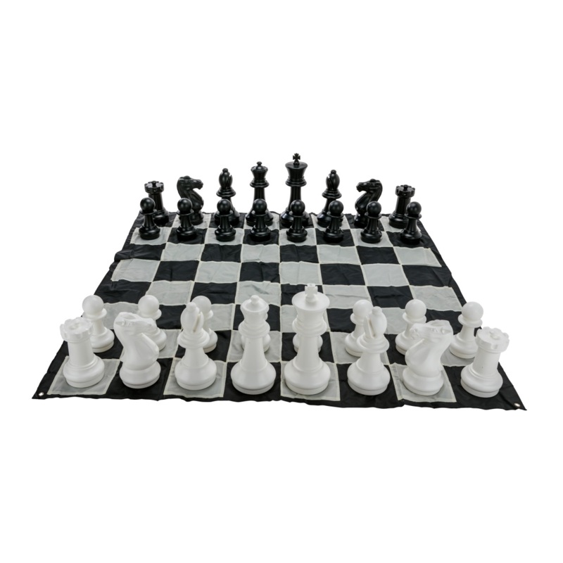 Jenjo Games Mega Size Plastic Outdoor Chess Game Set with Mat – 1.5m Jenjo Games