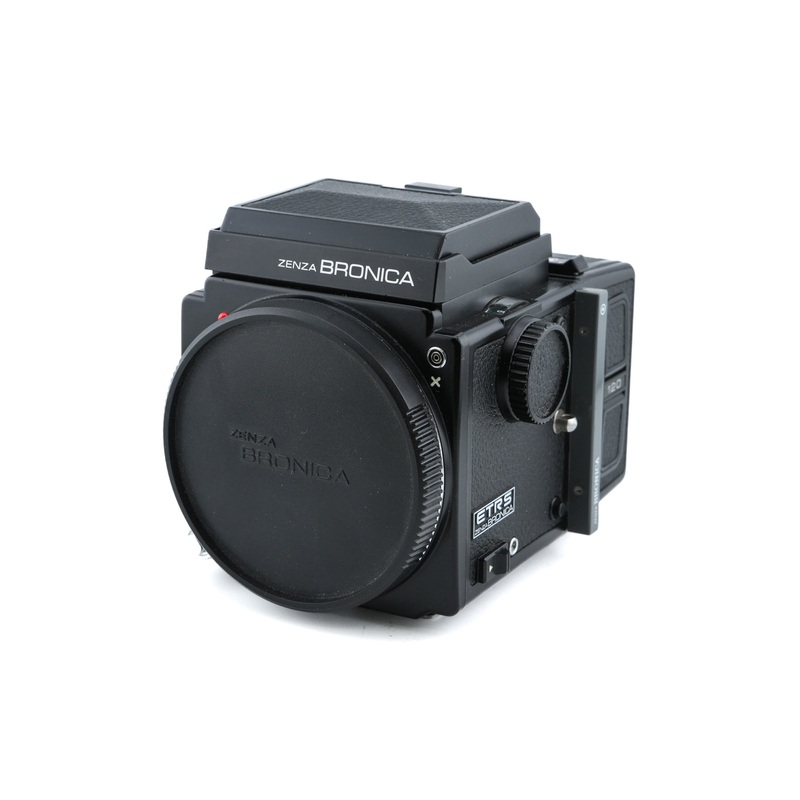 Zenza Bronica ETRS + 120 Film Back + Waist Level Finder