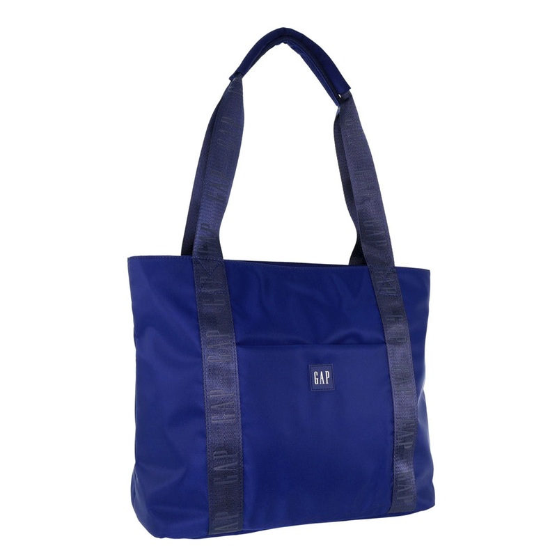 GAP Women’s Travel Nylon Tote/Shoulder Bag w/ Secure Zip 39x30cm Blue Orquestra