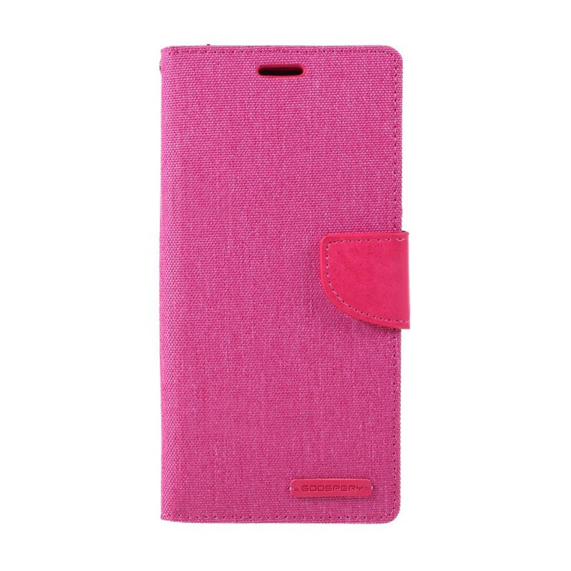 Goospery Canvas Diary Case for iPhone 14 Pro – Pink Phonnic