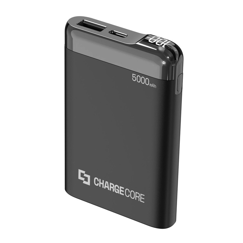 Laser 5000mAh Power Bank with LED display (Black) Laser Corporation