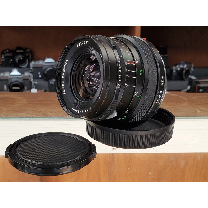 Zenza Bronica 50mm 2.8 Zenzanon MC Lens for ETRS ETR ETRSI, CLA, MINT