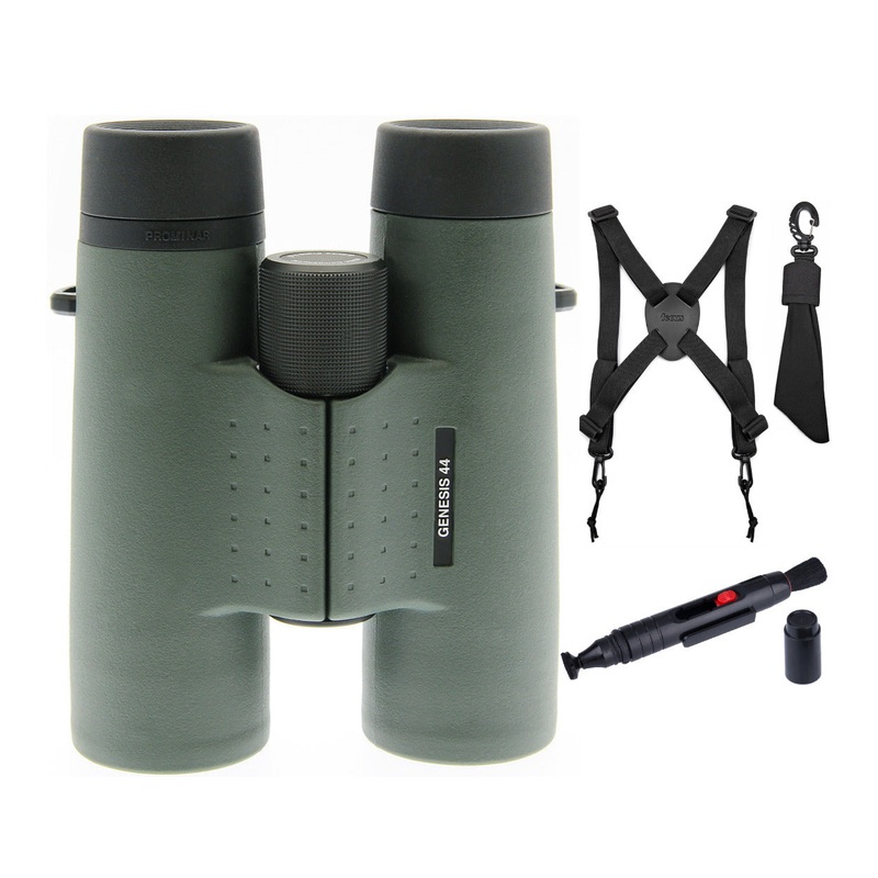 Kowa 10.5×44 Prominar XD Lens Roof Prism Binoculars with Harness Bundle