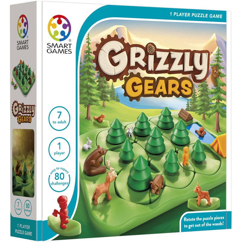 Smart Games Grizzly Forest Gears Puzzle/Board Game KG Super Store