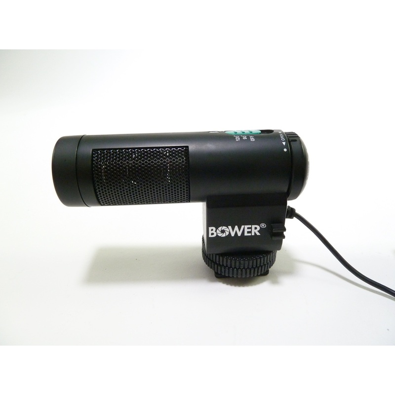 Bower Microphone for DSLR Cameras and Camcorders