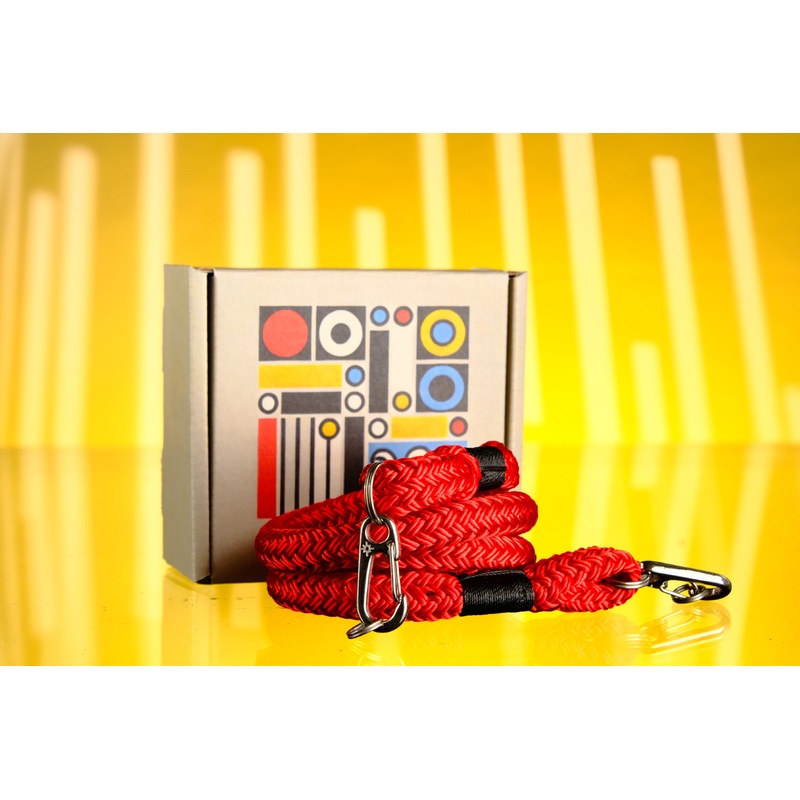 Pulpo Nautical Grade Nylon Woven Camera Straps Plata