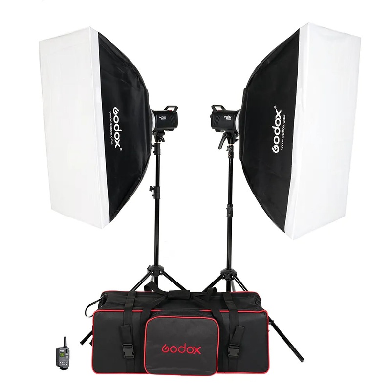 Godox MS 300-V 2 Head Octa Softbox & Stand Kit