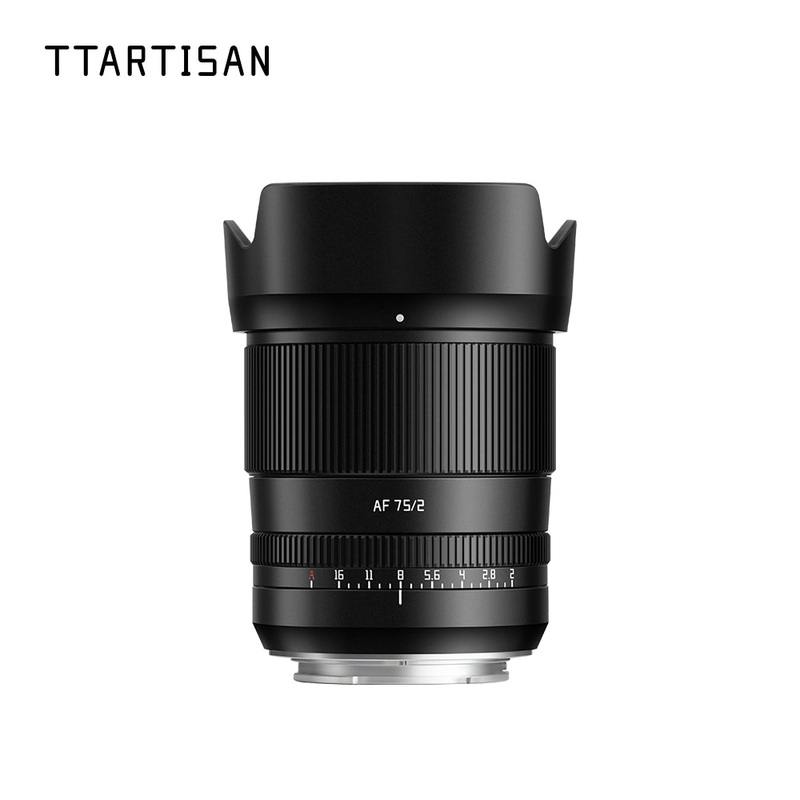 TTArtisan AF 75mm F2 Full Frame Autofocus Lens for FE/Z/L and APS-C X Mounts Sony E-Mount Black
