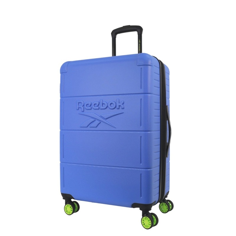 Reebok Wanderer Medium 90L Hard Shell Case Suitcase Travel Luggage (Blue) Orquestra