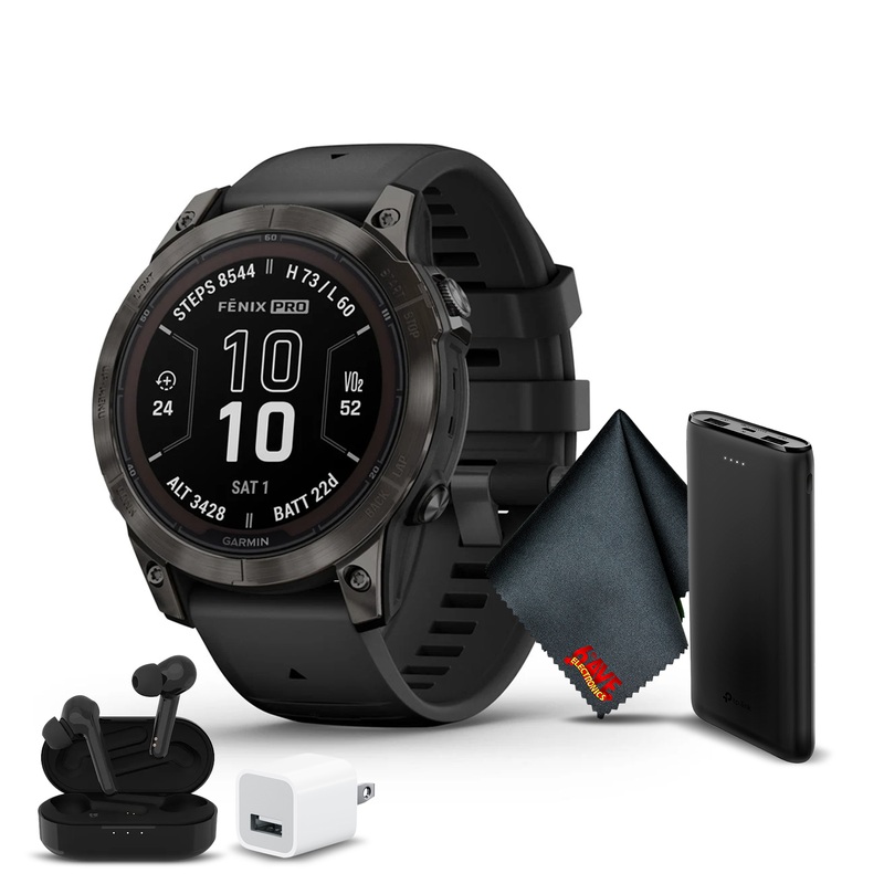 Garmin Fenix 7 Pro Sapphire Solar Edition Carbon Gray DLC Titanium 47 MM